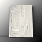 Cuadro Díptico Texturizado Minimalista: CURVAS EXTENDIDAS 4