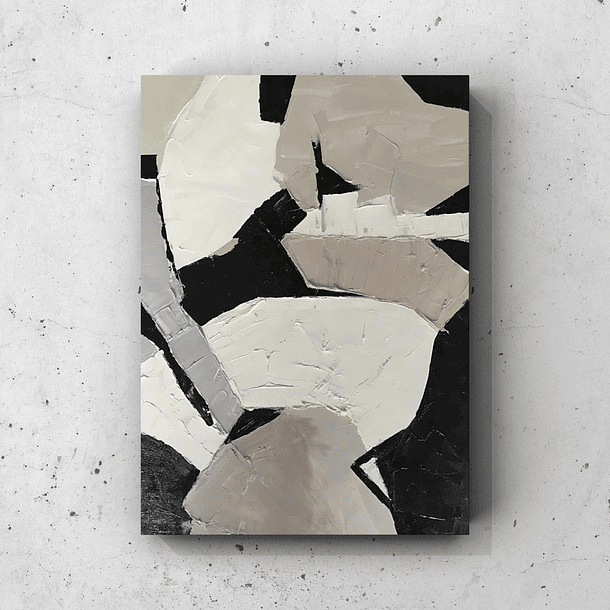 Cuadro Texturizado Minimalista: SURCOS LIBRES 1