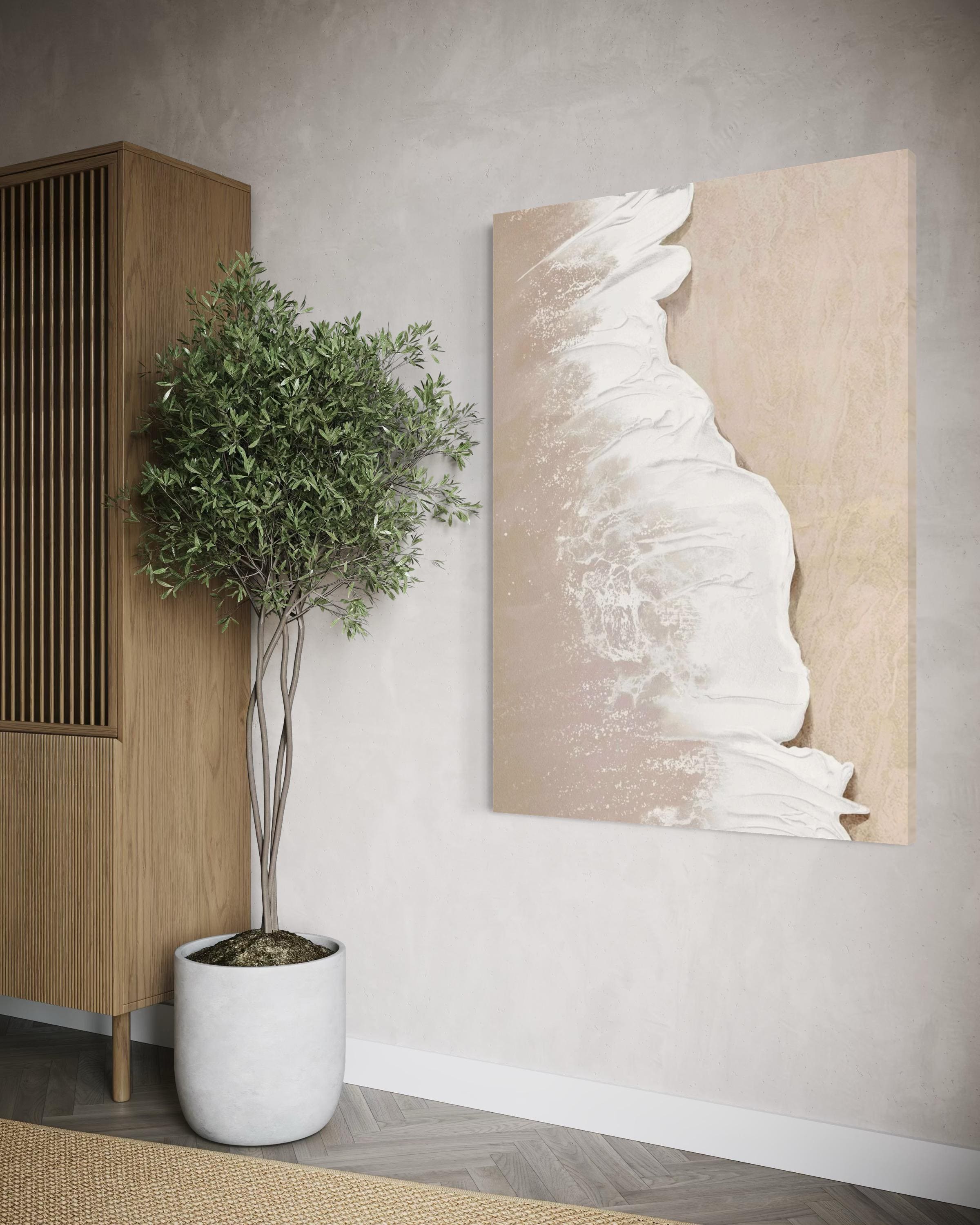 Cuadro Mar Texturizado: ONDA DE ARENA 4