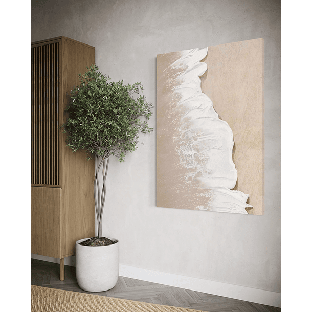 Cuadro Mar Texturizado: ONDA DE ARENA 4