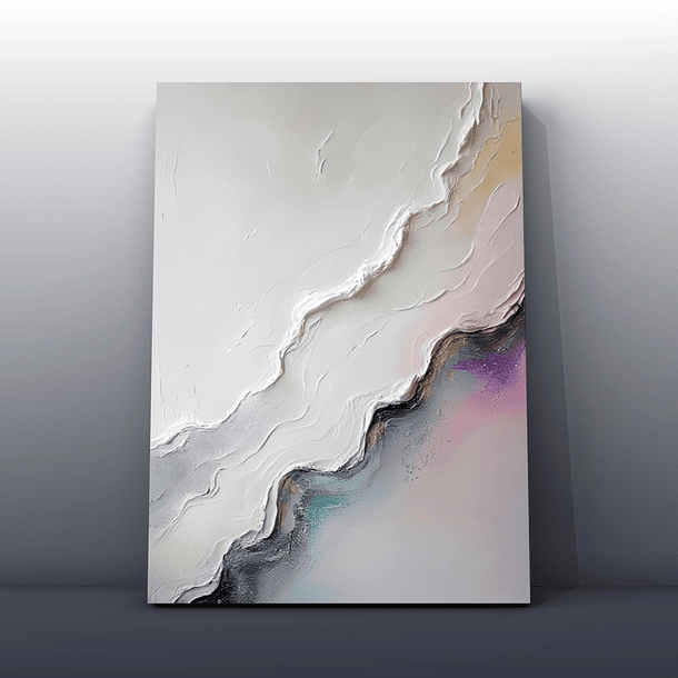 Cuadro Mar Texturizado: ARENA Y BRUMA 3