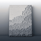 Cuadro Mar Texturizado: RELIEVE ERRANTE 3