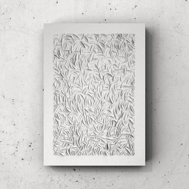 Cuadro Texturizado Estructural: HILOS DE CEMENTO 1