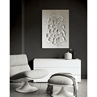 Cuadro Texturizado Estructural: MANTOS BLANCOS 2