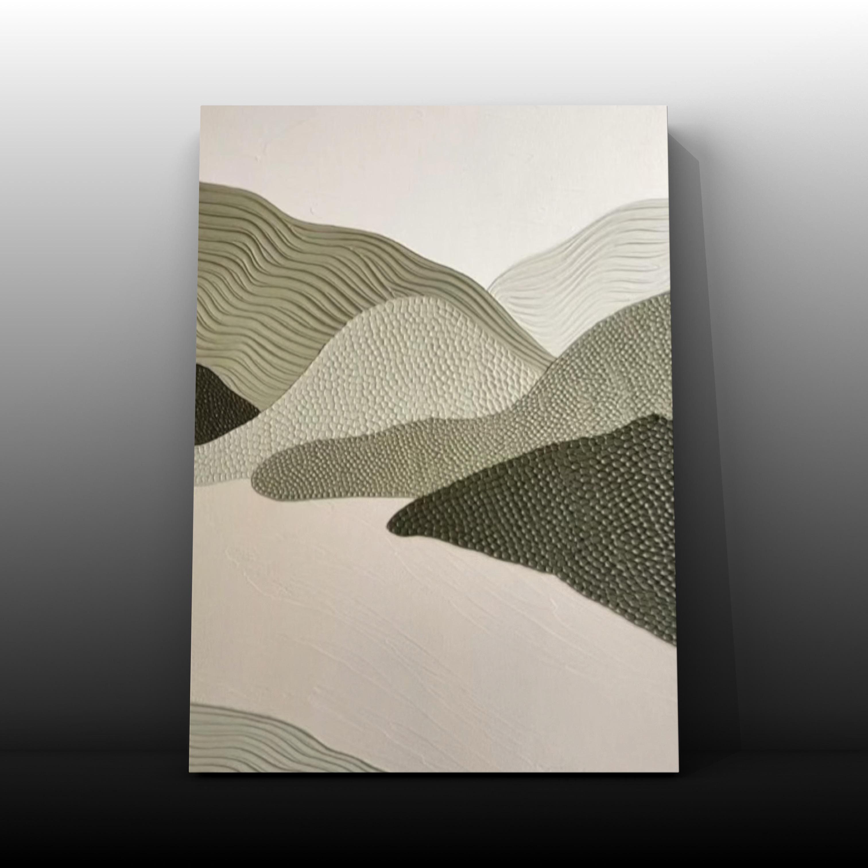 Cuadro Texturizado Lineal: MONTAÑA LUGUBRE 3
