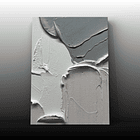 Cuadro Díptico Texturizado Minimalista: CENIZA ERRANTE 4