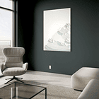 Cuadro Texturizado Minimalista: RASTRO DE HUMO 4