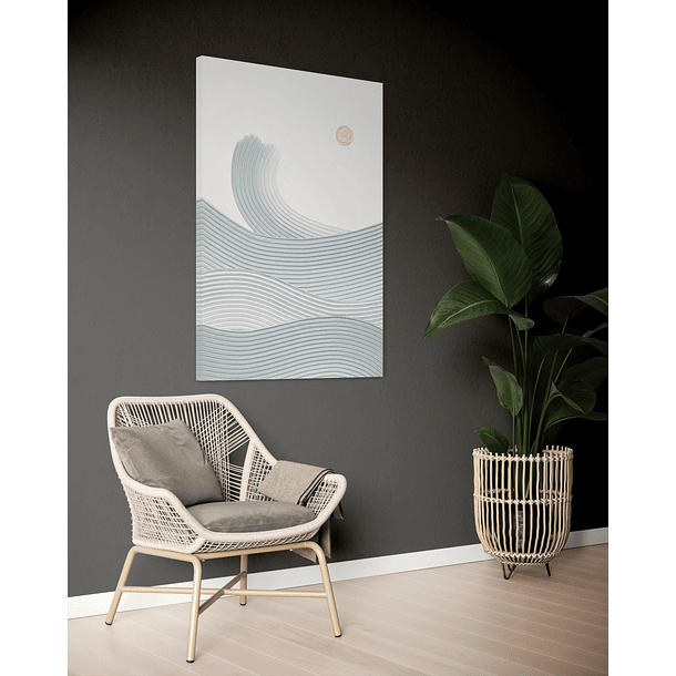 Cuadro Texturizado Minimalista: MOVIMIENTO INTERRUMPIDO 4