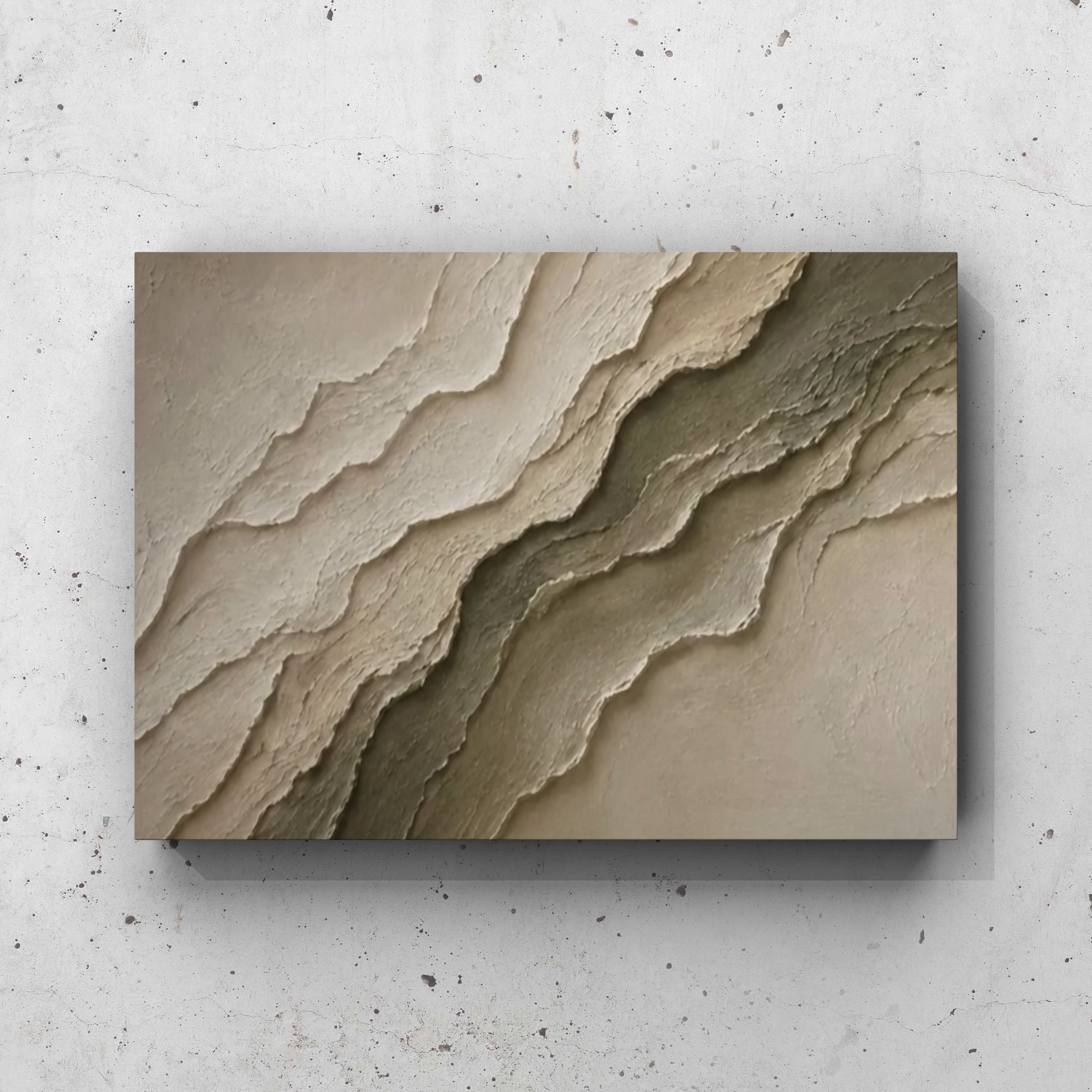 Cuadro Texturizado Compuesto: GEOLOGÍA INTERIOR 1