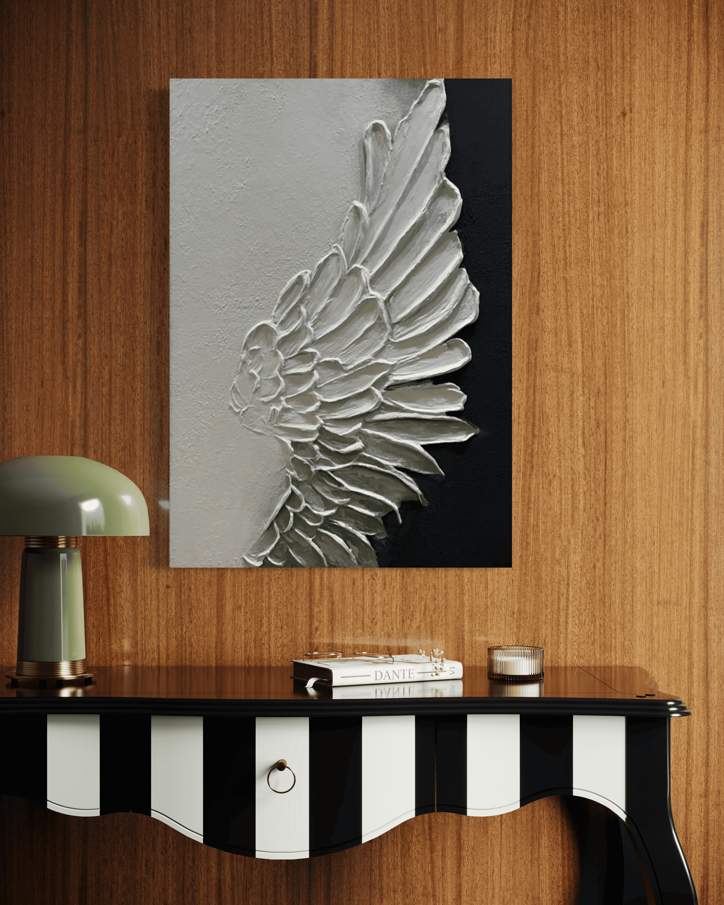 Cuadro Texturizado Minimalista: CENIZA Y RELIEVE 4