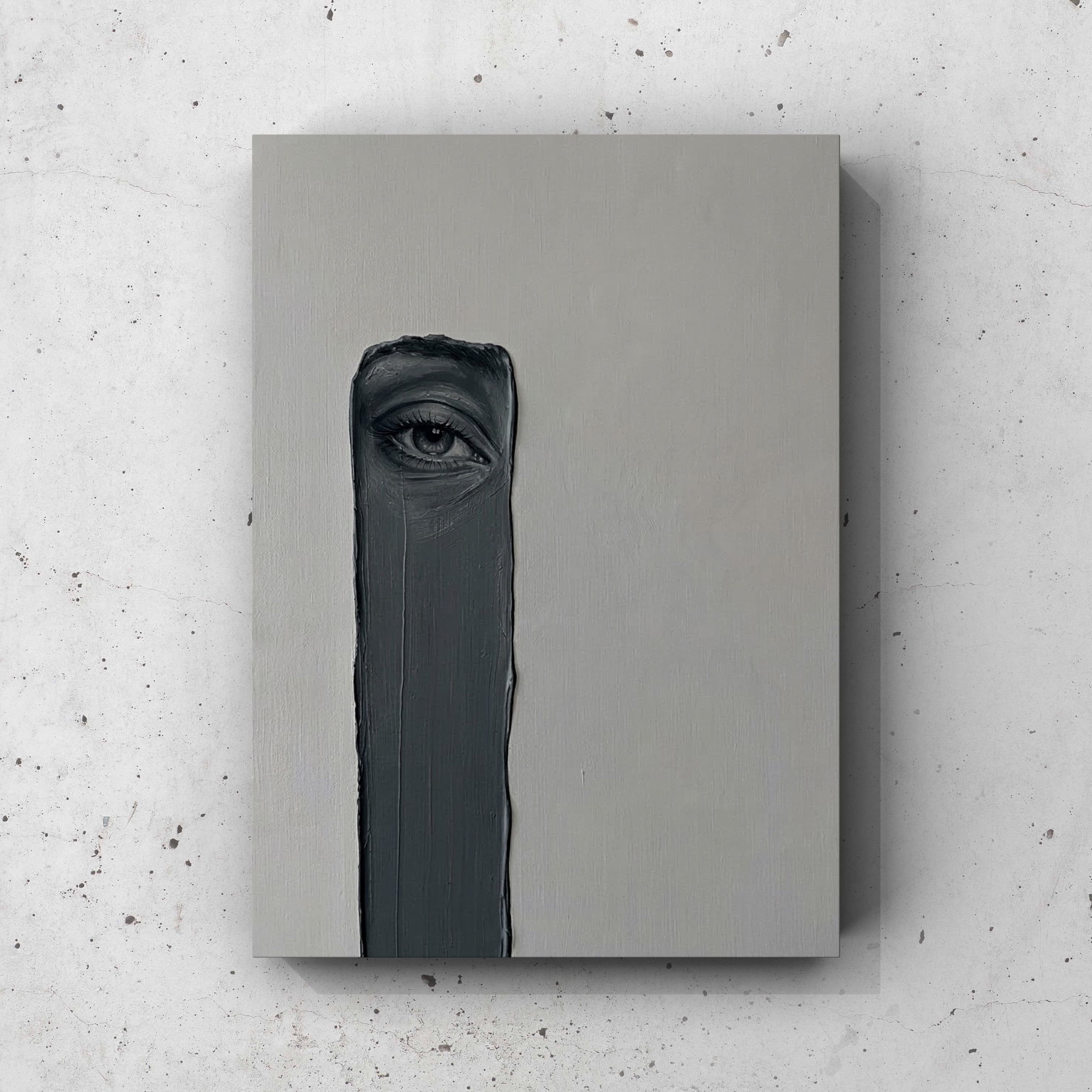 Cuadro Texturizado Minimalista: RASTRO DE MEMORIA 1