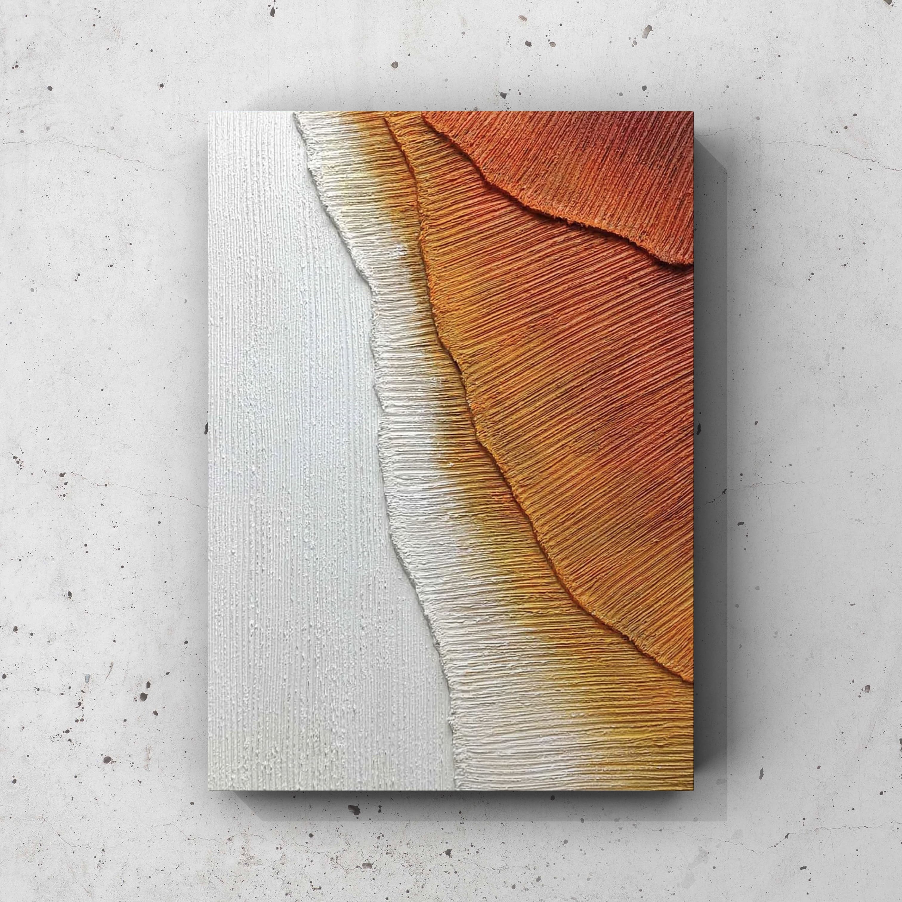 Cuadro Mar Texturizado: ATMÓSFERA EN RELIEVE 1