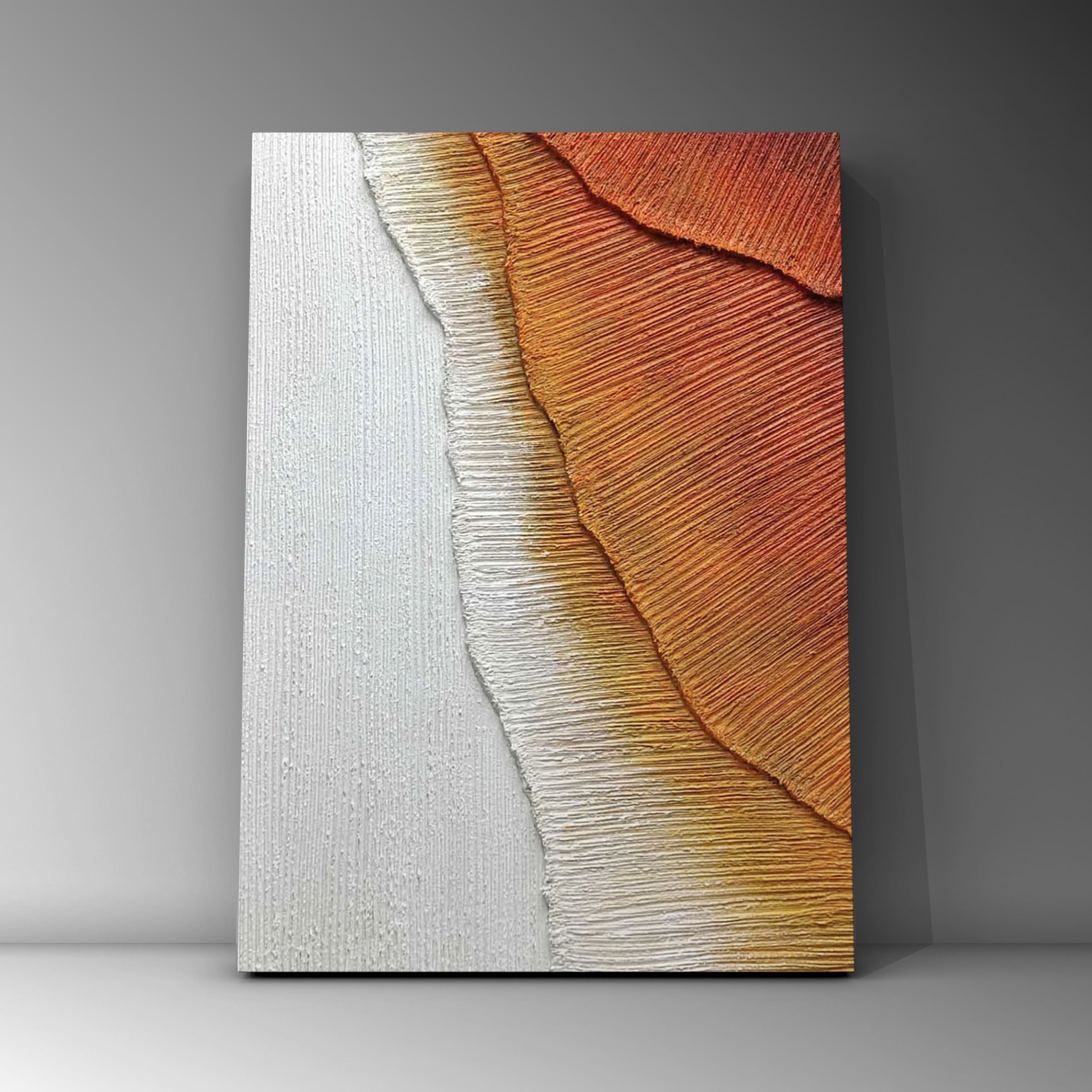 Cuadro Mar Texturizado: ATMÓSFERA EN RELIEVE 3