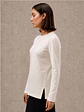 Camisola Knit com Padrão Losango Texturado - Thumbnail 2
