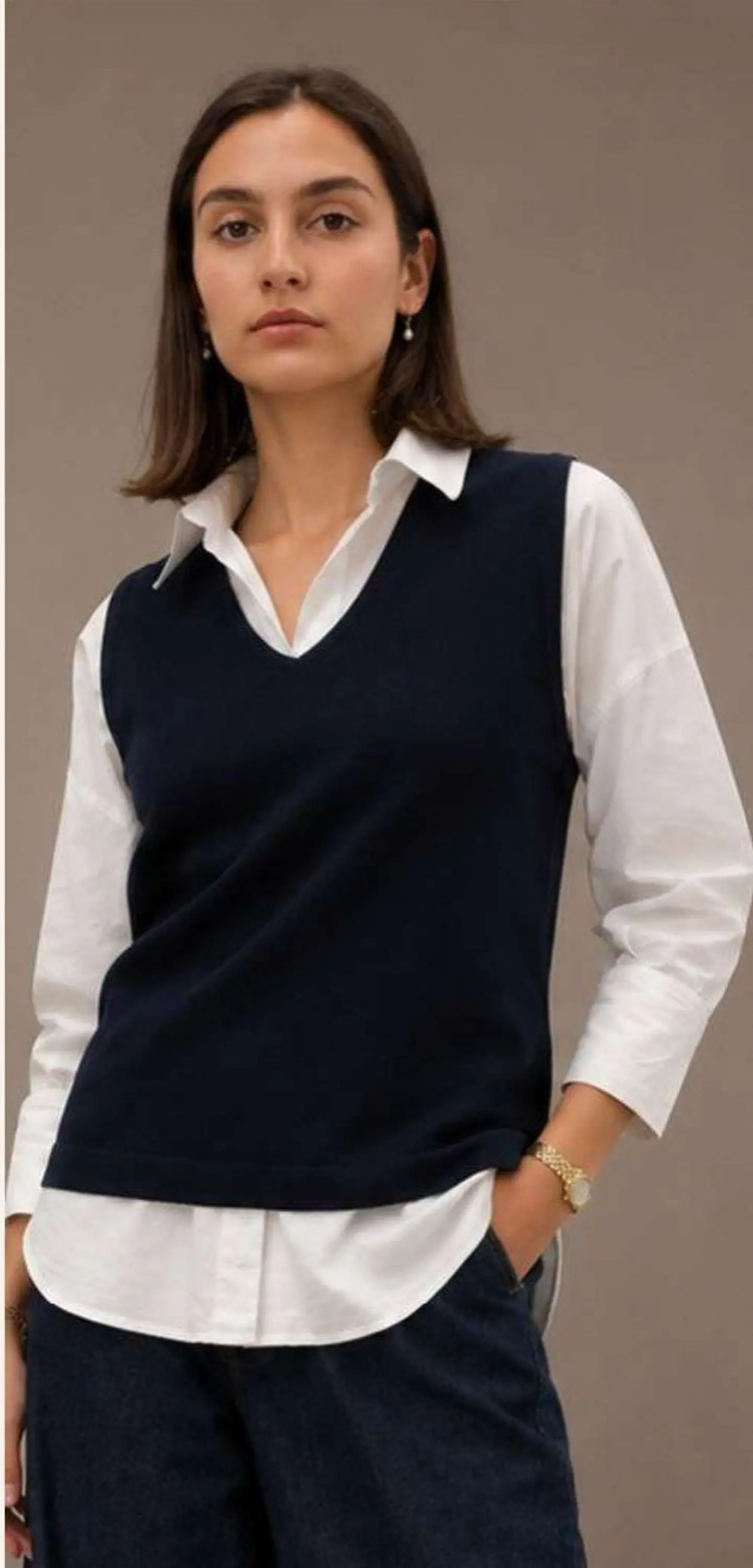 Colete Knit Decote em V 3
