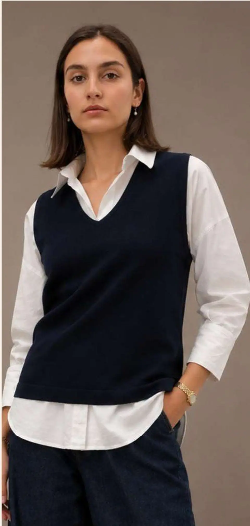 Colete Knit Decote em V 3