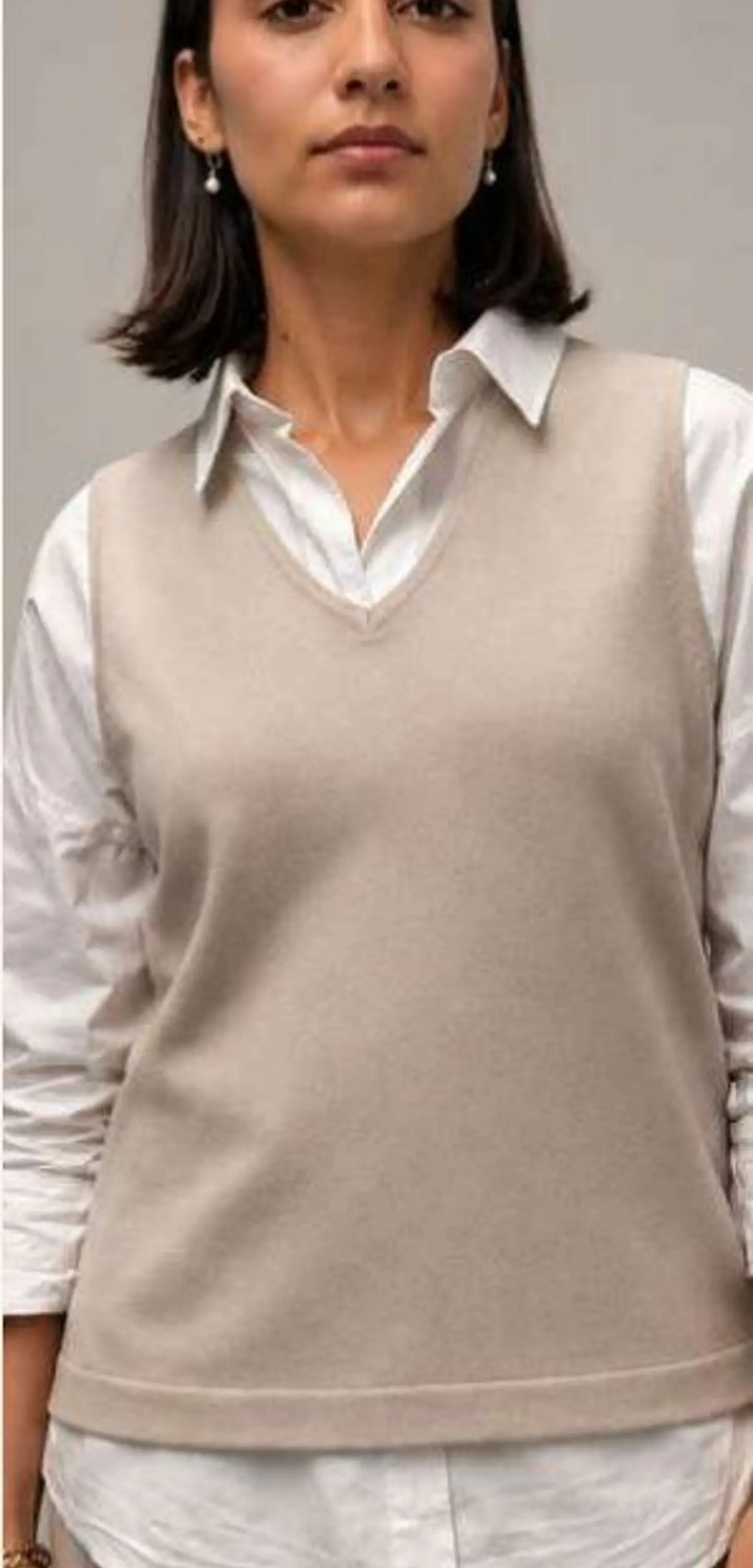 Colete Knit Decote em V 4