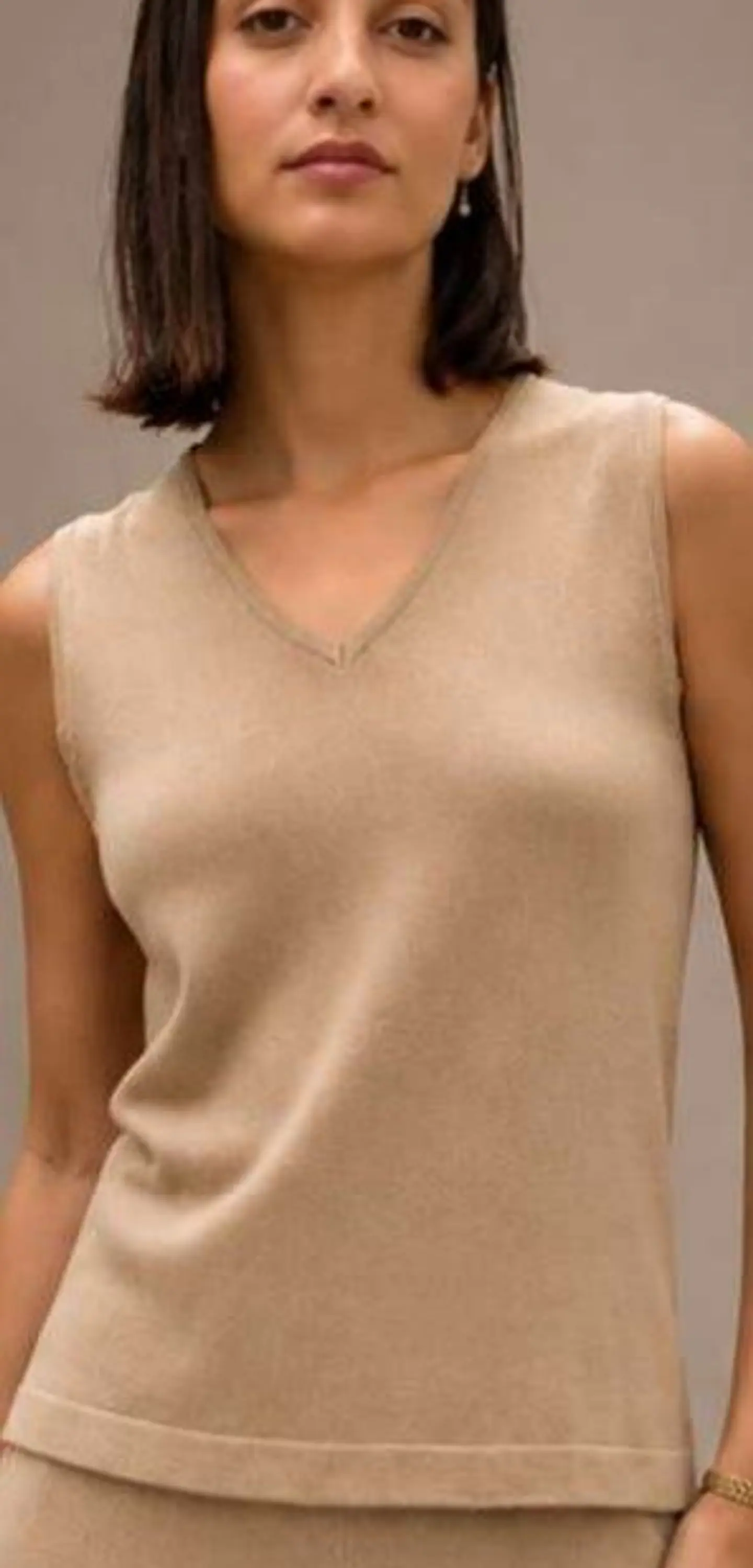 Colete Knit Decote em V 5