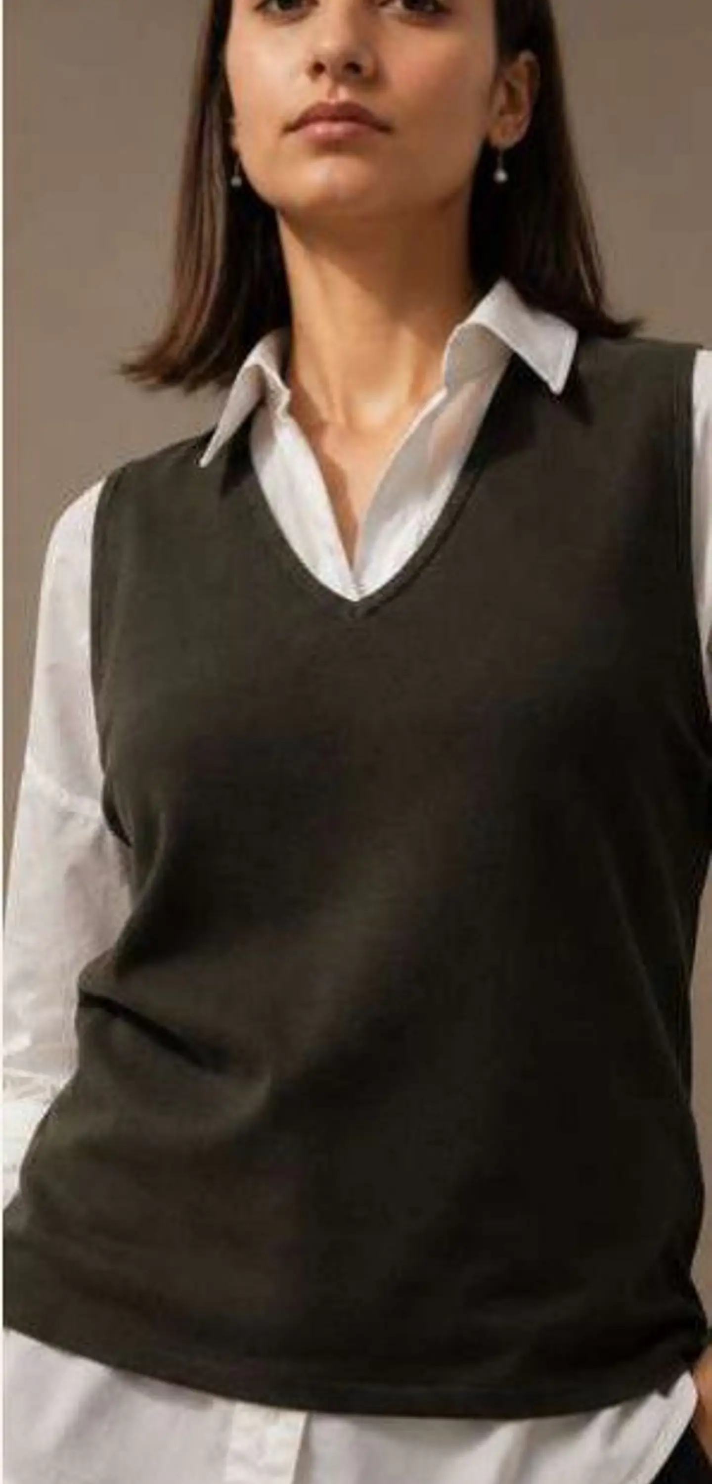 Colete Knit Decote em V 6