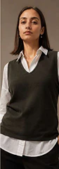 Colete Knit Decote em V - Thumbnail 6