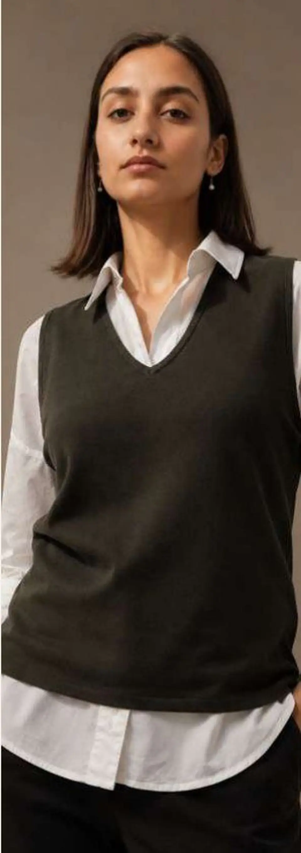 Colete Knit Decote em V 6