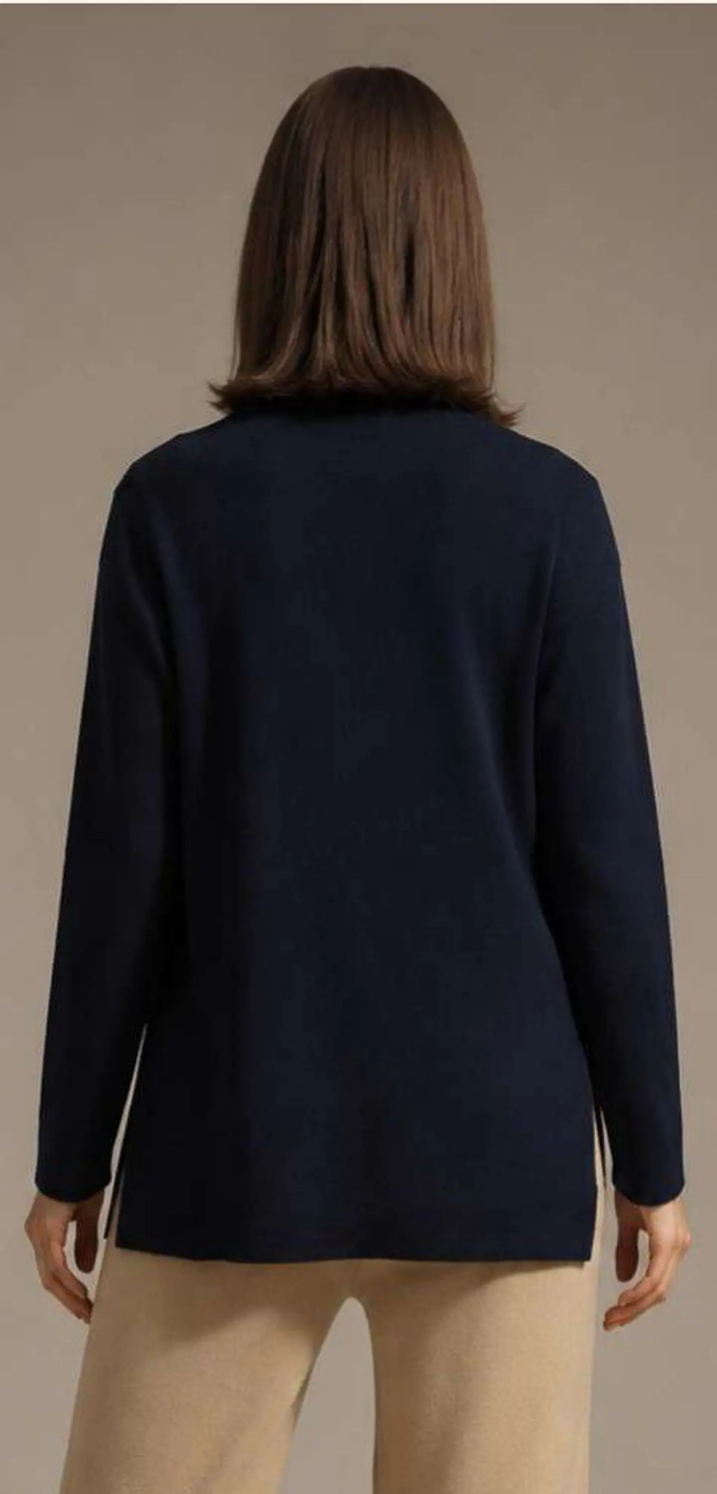 Casaco Knit Comprido Aberto 3