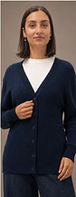 Cardigan Knit Entrançado Decote em V - Thumbnail 5