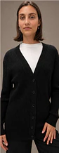 Cardigan Knit Entrançado Decote em V - Thumbnail 7