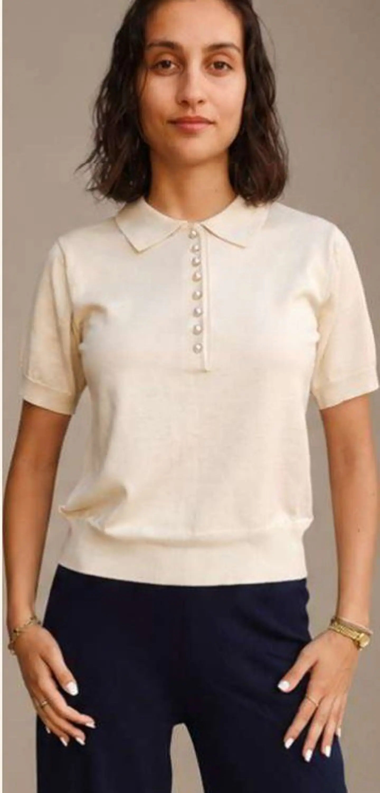 Polo Knit com Botões Decorativos 5