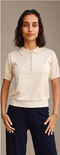 Polo Knit com Botões Decorativos - Thumbnail 5