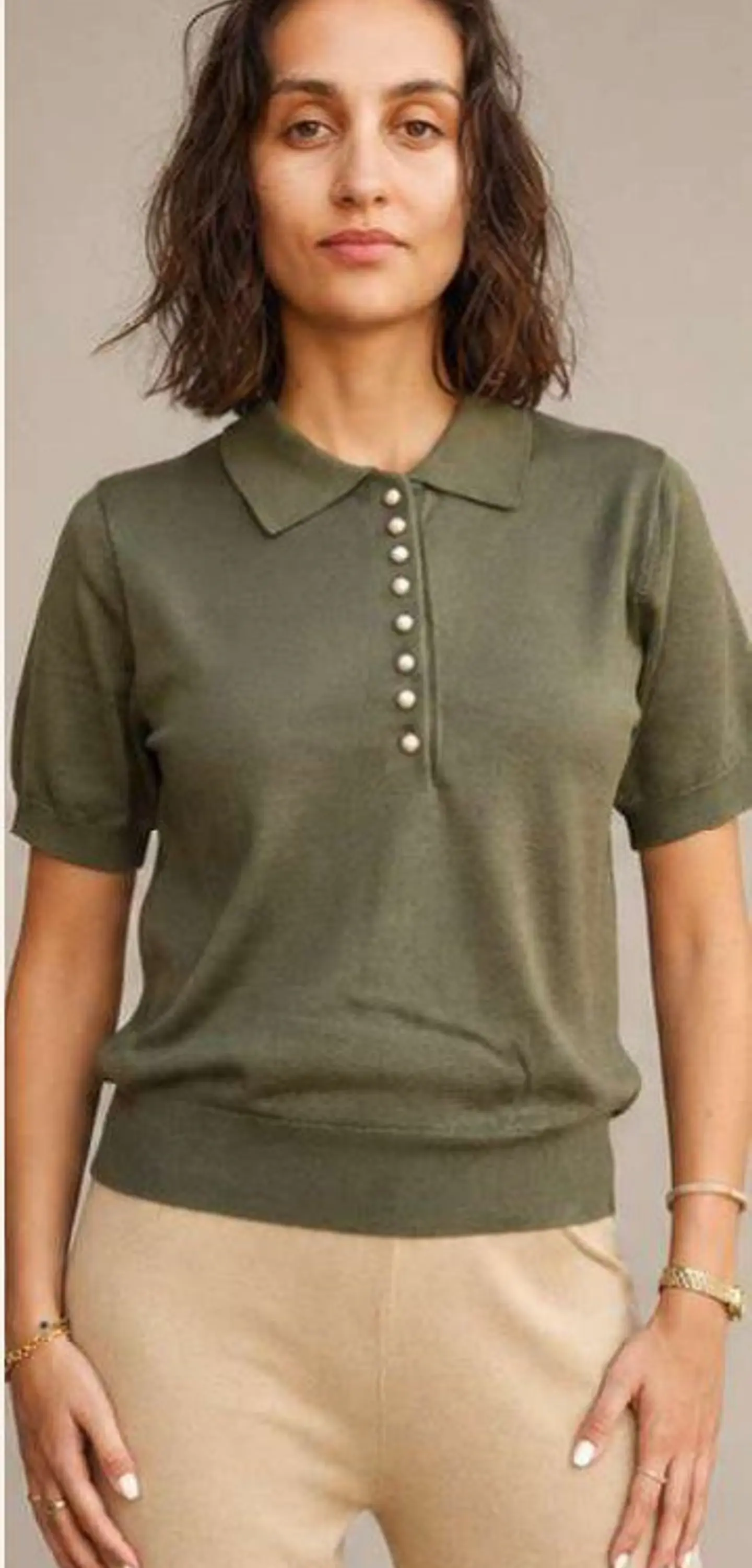 Polo Knit com Botões Decorativos 6