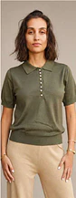 Polo Knit com Botões Decorativos - Thumbnail 6