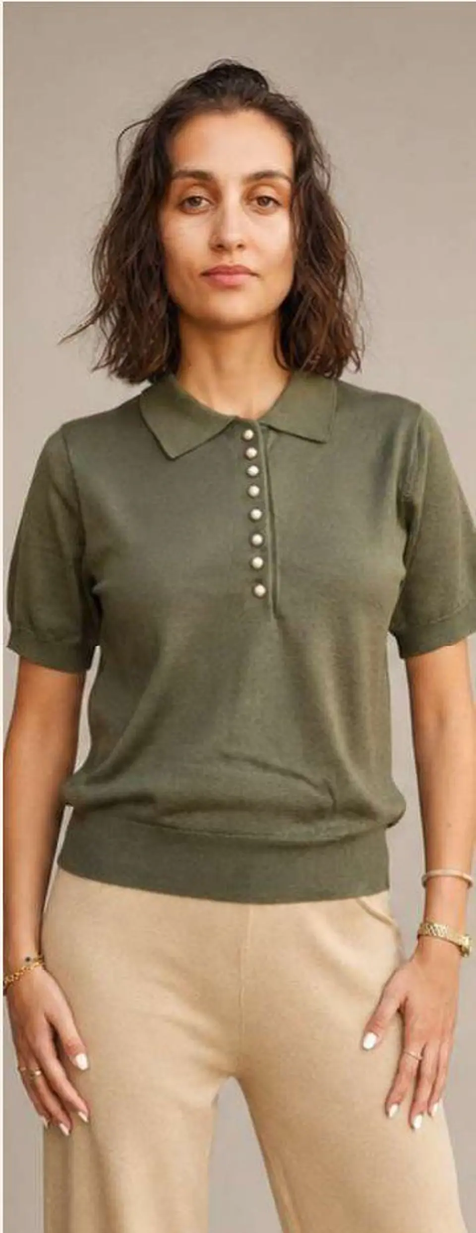 Polo Knit com Botões Decorativos 6