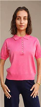Polo Knit com Botões Decorativos - Thumbnail 7