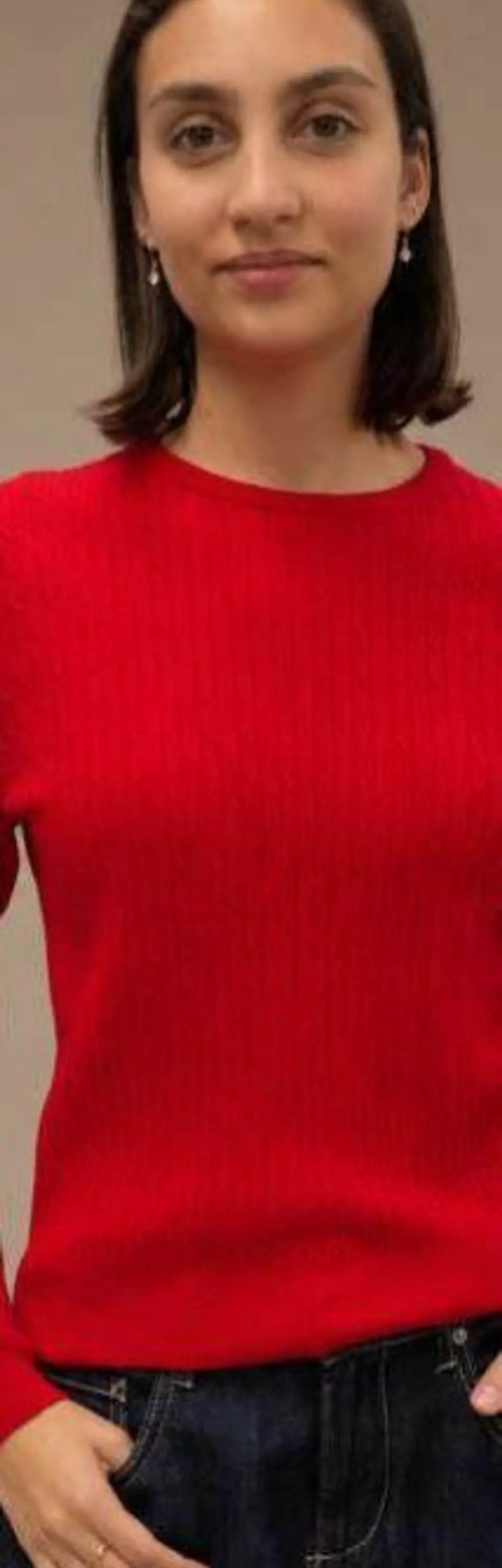 Camisola Knit Entrançada Decote Redondo 10