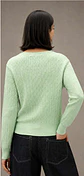 Camisola Knit Entrançada Decote em V - Thumbnail 3