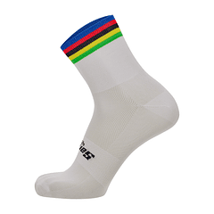 Calcetines Santini UCI Official - White