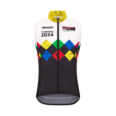 Cortaviento Santini 2024 UCI GRAVEL WORLD CHAMPIONSHIPS Hombre - Black