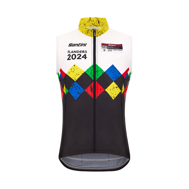 Cortaviento Santini 2024 UCI GRAVEL WORLD CHAMPIONSHIPS Hombre - Black 1