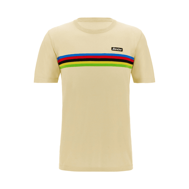 Camiseta Santini UCI WORLD CHAMPION - White  1