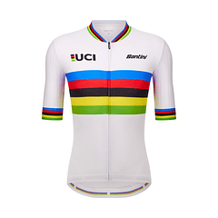 Tricota Santini  UCI WORLD CHAMPION - White