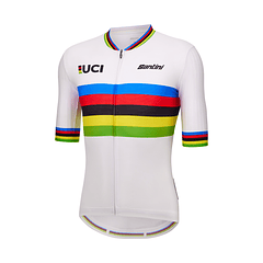 Tricota Santini  UCI WORLD CHAMPION - White