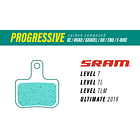 Pastillas Less Brakes Progressive Carbon - Sram Level 1
