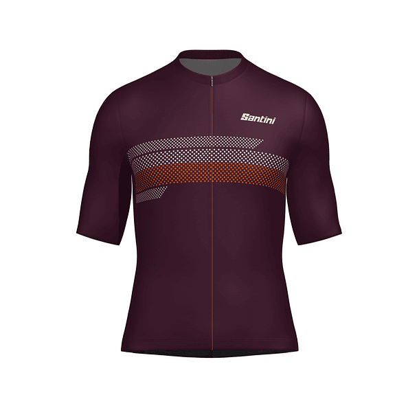 Maillot Santini Horizon2 Hombre - Burgundy  1