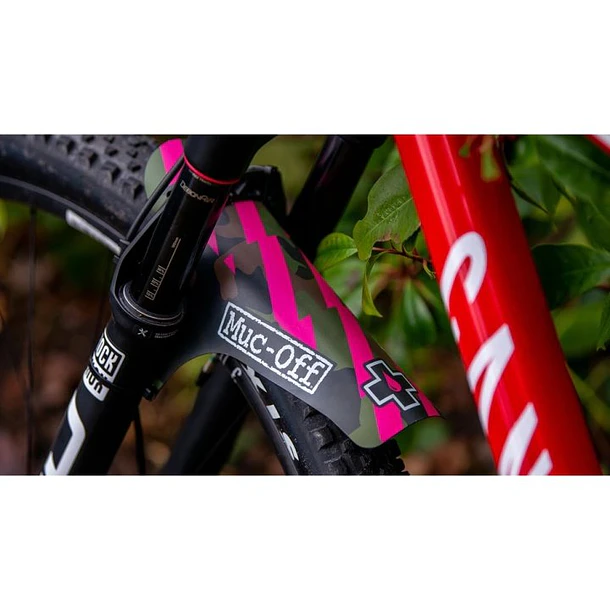  Guardabarros Delantero - Black/Rosa 3