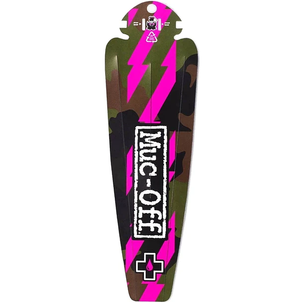 Guardabarros trasero Muc-Off Ride Guard - camuflaje negro/verde  1