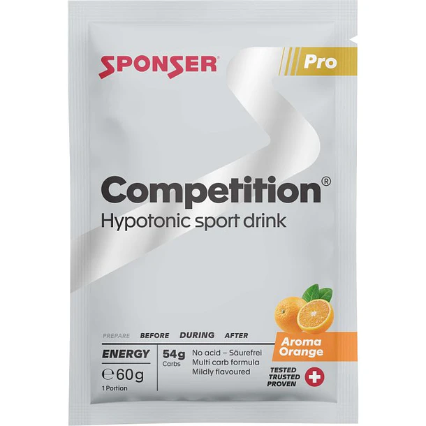 SPONSER Bebida Hipotónica de Carbohidratos en Polvo - Competition