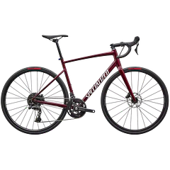 Allez E5 Shimano Cues - Maroon / White