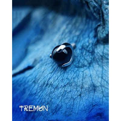 Top Prong Set Ball 16GA - 1.2mm - Black Onyx 