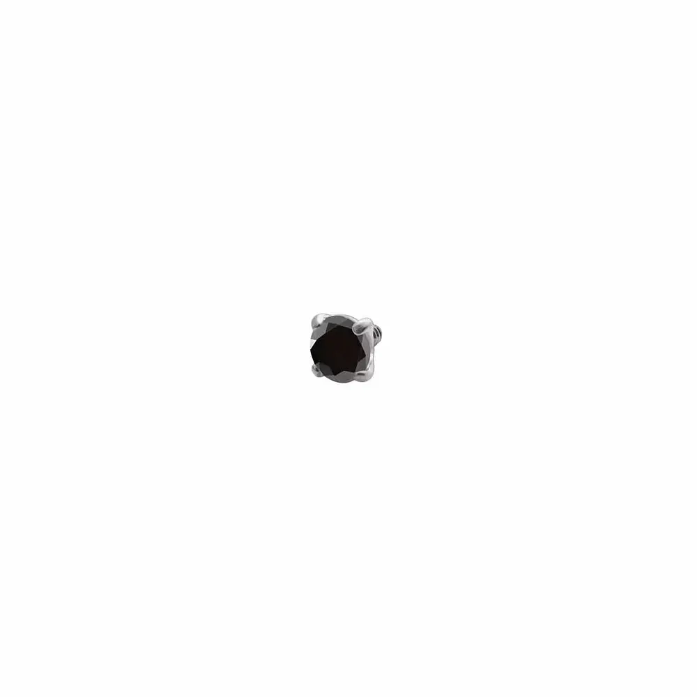 Zirconia prong set 4 garras 16GA - 1.2mm - Black